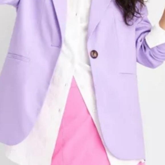 Women's Oversized Watercolor Blazer - Future Collective - Picture 6 of 14
